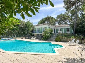 Villa avec Grande Piscine, 6 Chambres, Tennis, Plage Privée - La Palmyre - FR-1-705-83